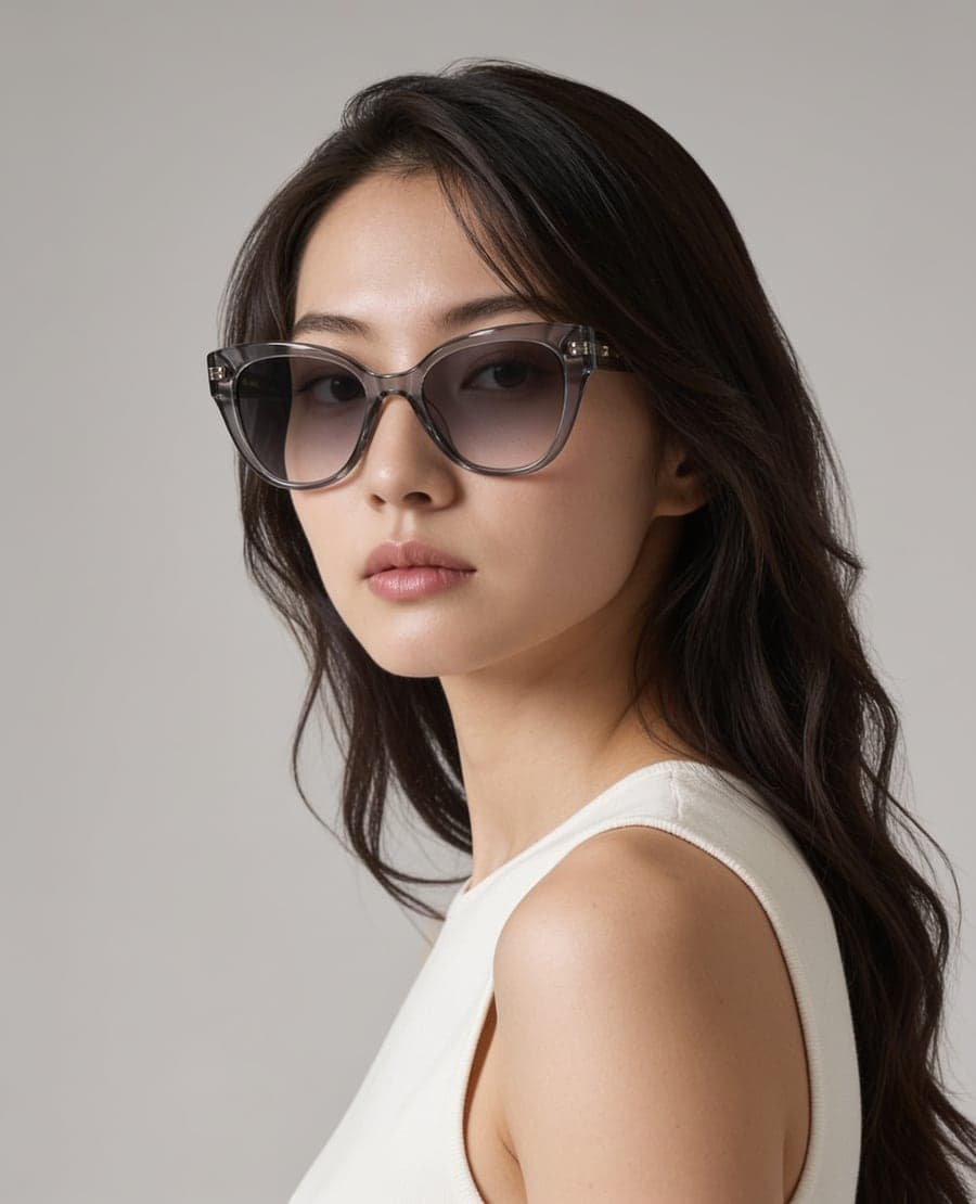 同じモデルに異なる商品を合わせた生成画像